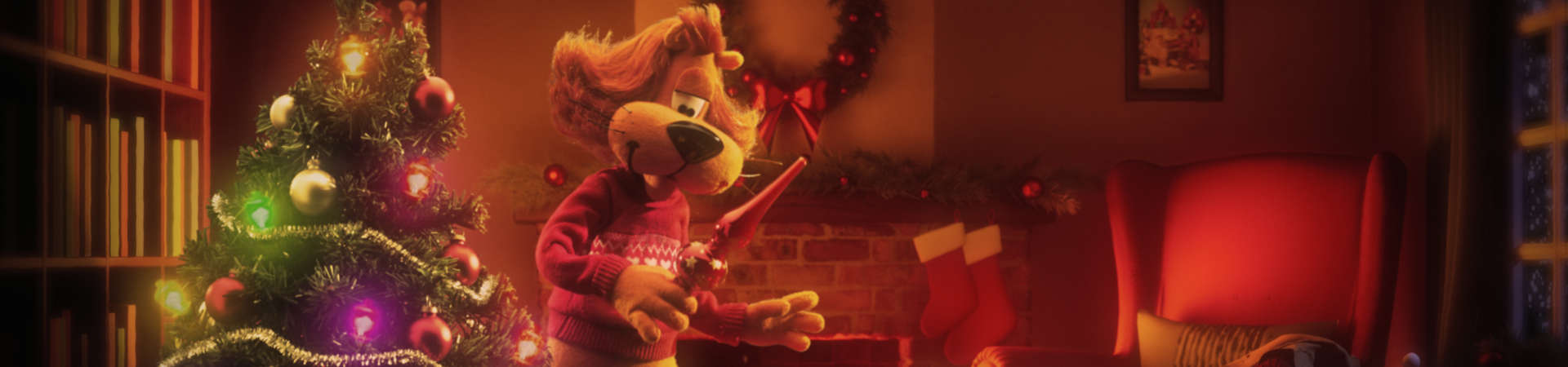 kerstmis, loeki, loeki de leeuw, kerstreclame, kerstcommercial